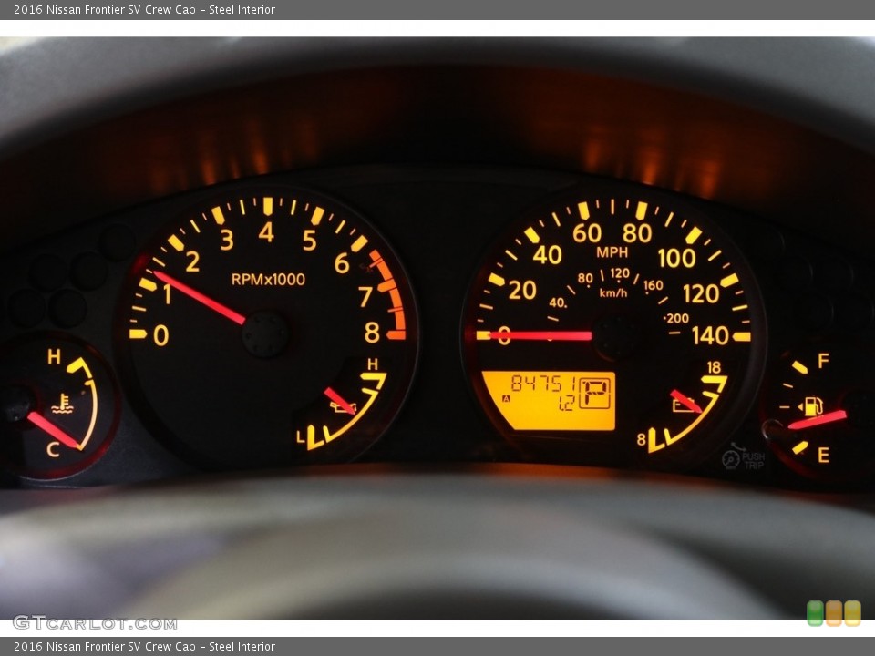 Steel Interior Gauges for the 2016 Nissan Frontier SV Crew Cab #141570584