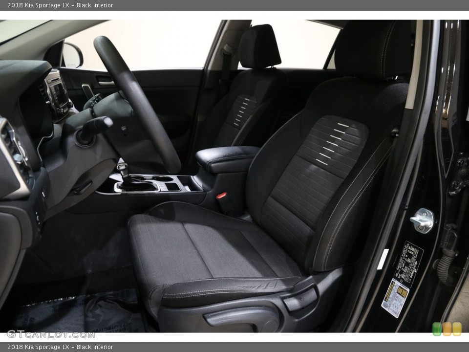 Black Interior Front Seat for the 2018 Kia Sportage LX #141572081