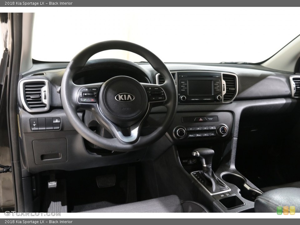 Black Interior Dashboard for the 2018 Kia Sportage LX #141572093