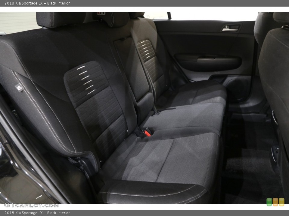 Black Interior Rear Seat for the 2018 Kia Sportage LX #141572189