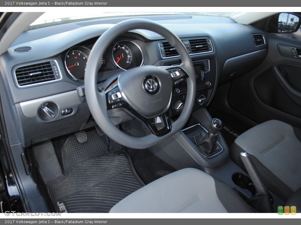 Black/Palladium Gray Interior Dashboard for the 2017 Volkswagen Jetta S #141572621