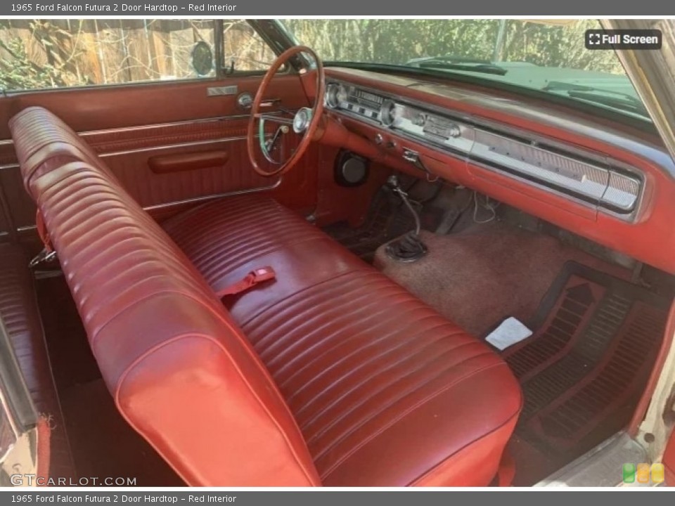 Red 1965 Ford Falcon Interiors