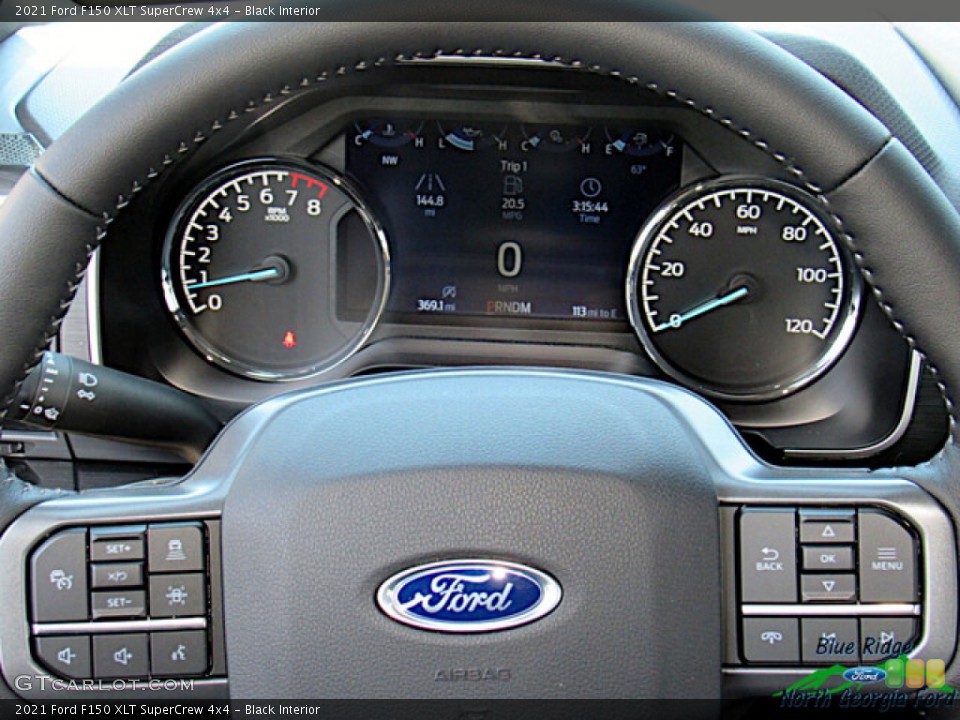 Black Interior Gauges for the 2021 Ford F150 XLT SuperCrew 4x4 #141577083