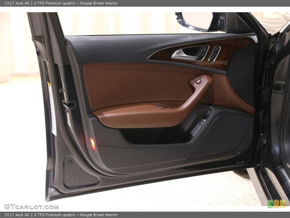 Nougat Brown Interior Door Panel for the 2017 Audi A6 2.0 TFSI Premium quattro #141578391