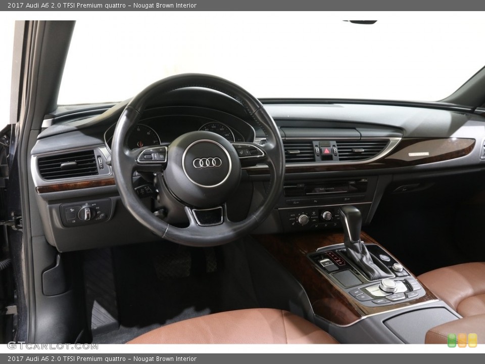 Nougat Brown Interior Dashboard for the 2017 Audi A6 2.0 TFSI Premium quattro #141578433