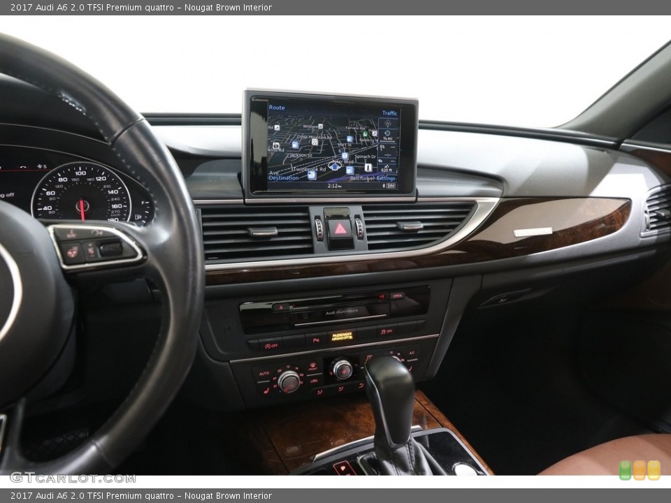 Nougat Brown Interior Controls for the 2017 Audi A6 2.0 TFSI Premium quattro #141578521