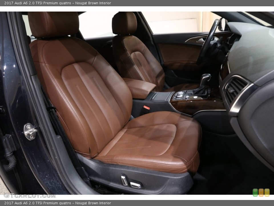 Nougat Brown Interior Front Seat for the 2017 Audi A6 2.0 TFSI Premium quattro #141578683