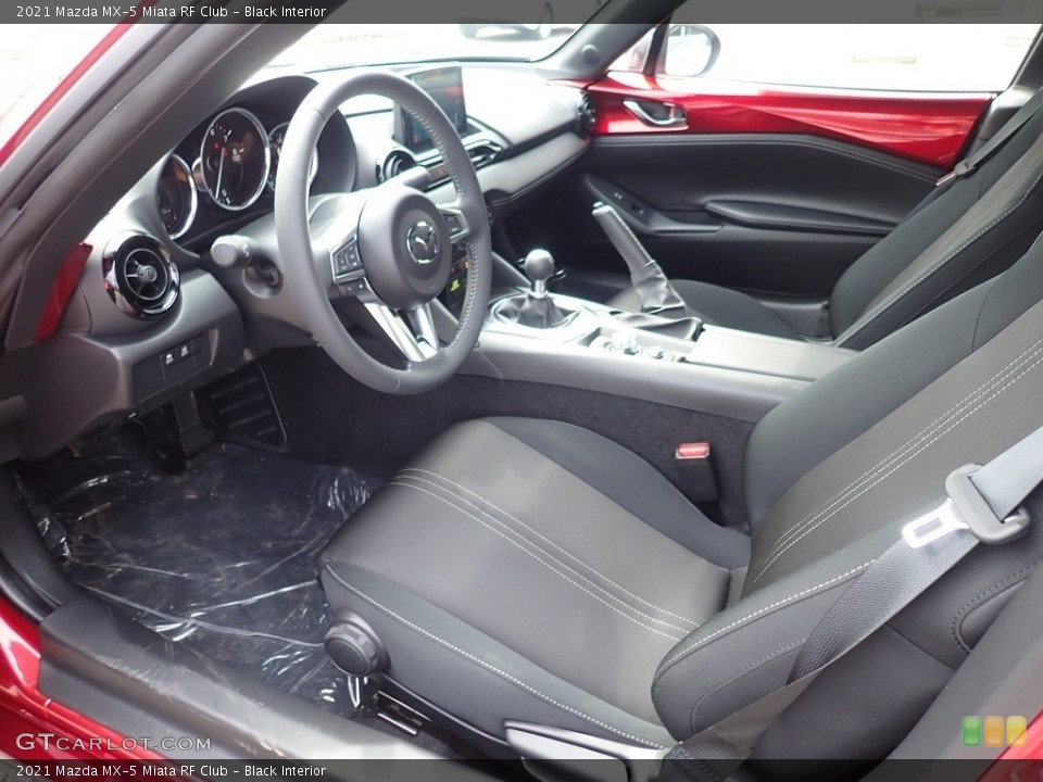 Black Interior Photo for the 2021 Mazda MX-5 Miata RF Club #141579628
