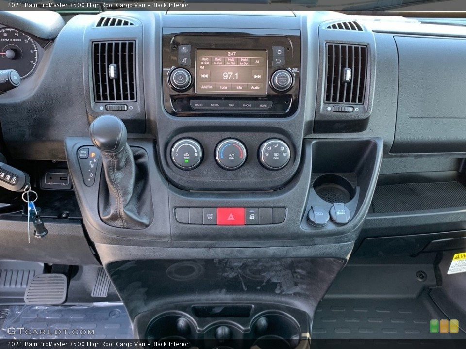 Black Interior Controls for the 2021 Ram ProMaster 3500 High Roof Cargo Van #141587676