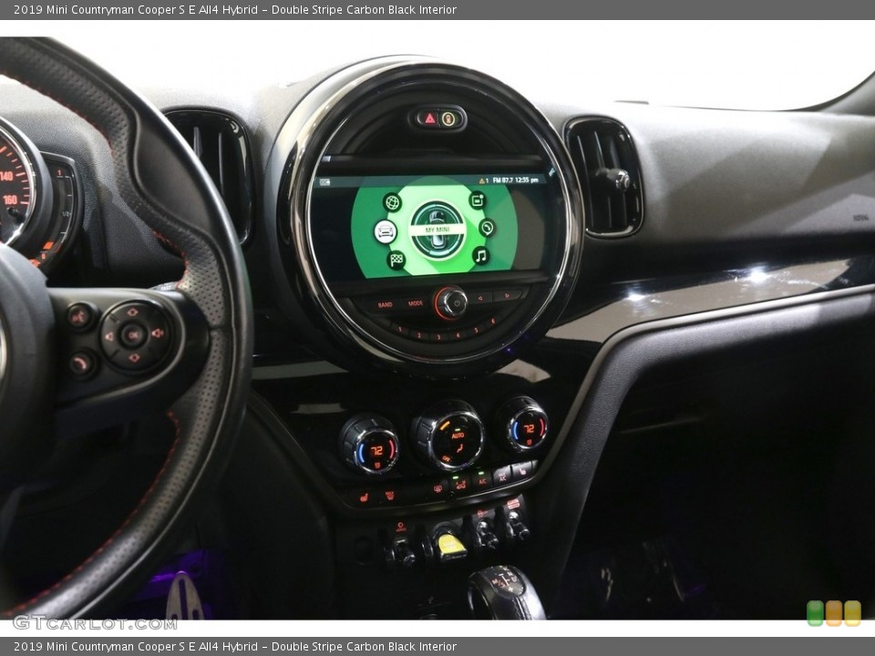 Double Stripe Carbon Black Interior Controls for the 2019 Mini Countryman Cooper S E All4 Hybrid #141589621
