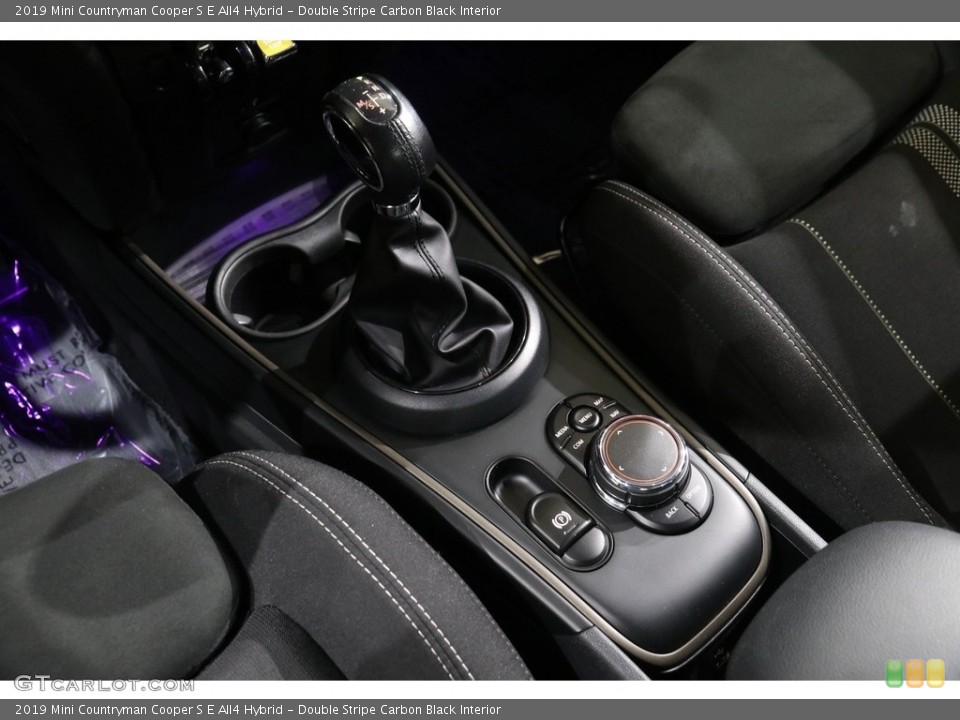 Double Stripe Carbon Black Interior Transmission for the 2019 Mini Countryman Cooper S E All4 Hybrid #141589704