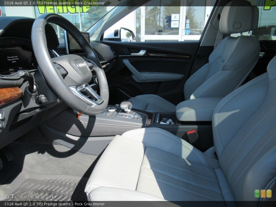 Rock Gray Interior Front Seat for the 2018 Audi Q5 2.0 TFSI Prestige quattro #141595881