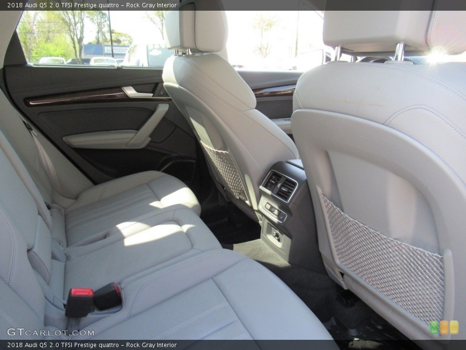 Rock Gray Interior Rear Seat for the 2018 Audi Q5 2.0 TFSI Prestige quattro #141595953