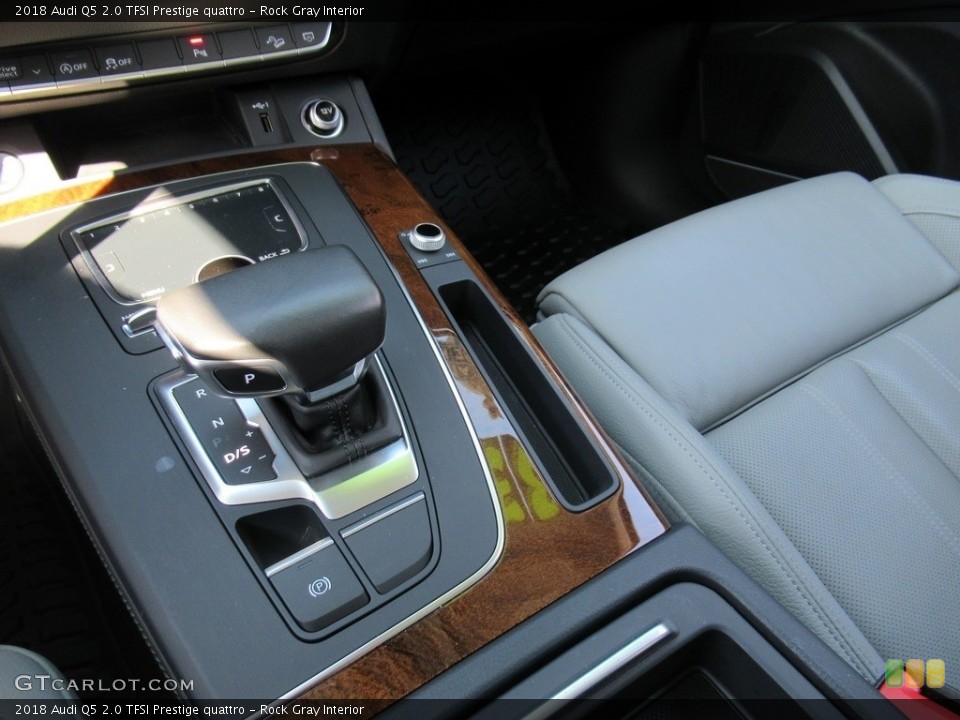 Rock Gray Interior Transmission for the 2018 Audi Q5 2.0 TFSI Prestige quattro #141596124