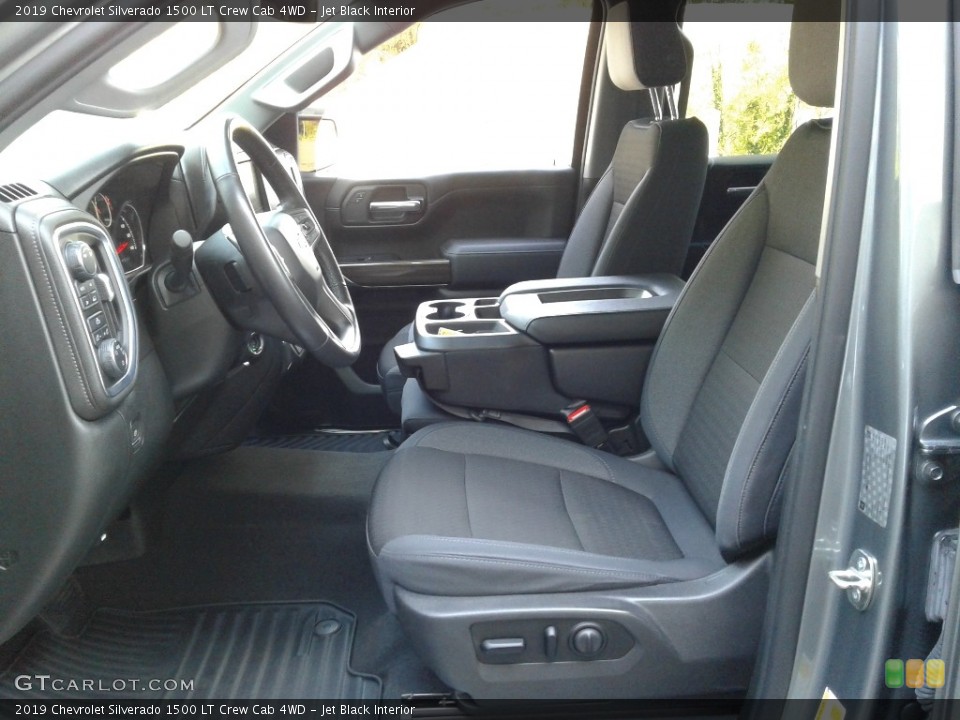 Jet Black Interior Front Seat for the 2019 Chevrolet Silverado 1500 LT Crew Cab 4WD #141600612