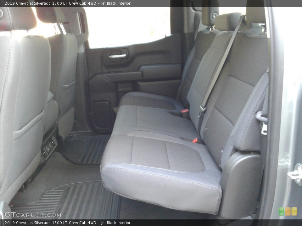 Jet Black Interior Rear Seat for the 2019 Chevrolet Silverado 1500 LT Crew Cab 4WD #141600660