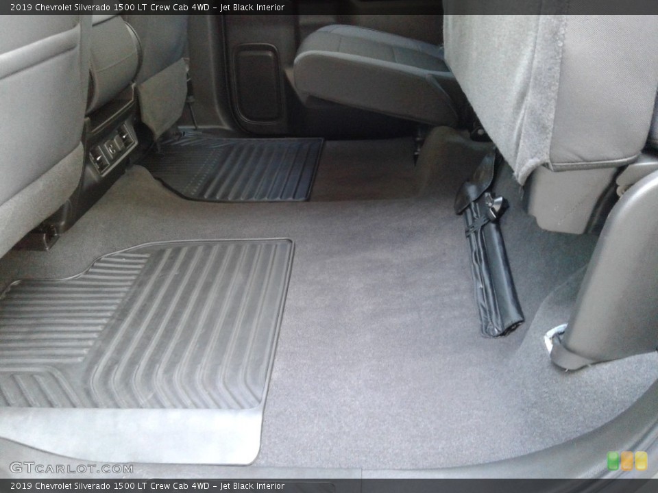 Jet Black Interior Rear Seat for the 2019 Chevrolet Silverado 1500 LT Crew Cab 4WD #141600690