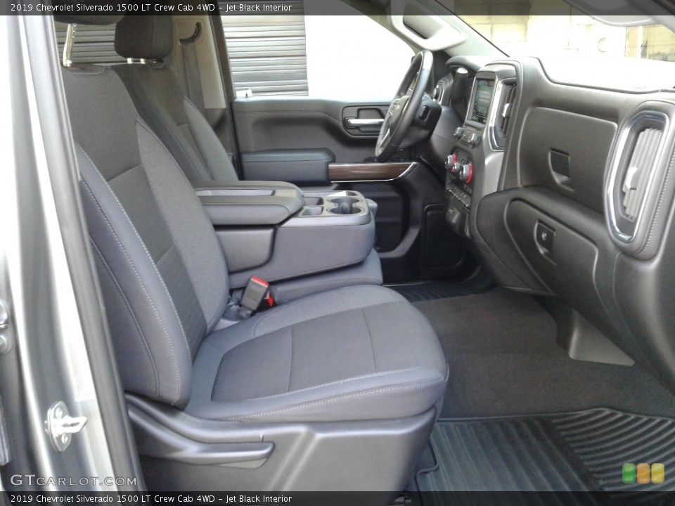 Jet Black Interior Front Seat for the 2019 Chevrolet Silverado 1500 LT Crew Cab 4WD #141600732