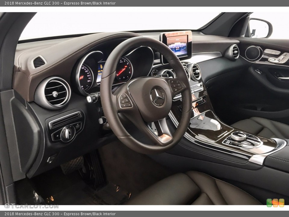Espresso Brown/Black Interior Prime Interior for the 2018 Mercedes-Benz GLC 300 #141602085