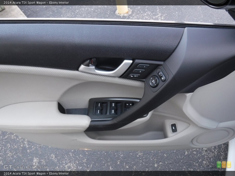 Ebony Interior Door Panel for the 2014 Acura TSX Sport Wagon #141602112