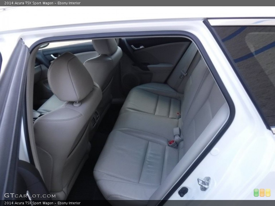 Ebony Interior Rear Seat for the 2014 Acura TSX Sport Wagon #141602460