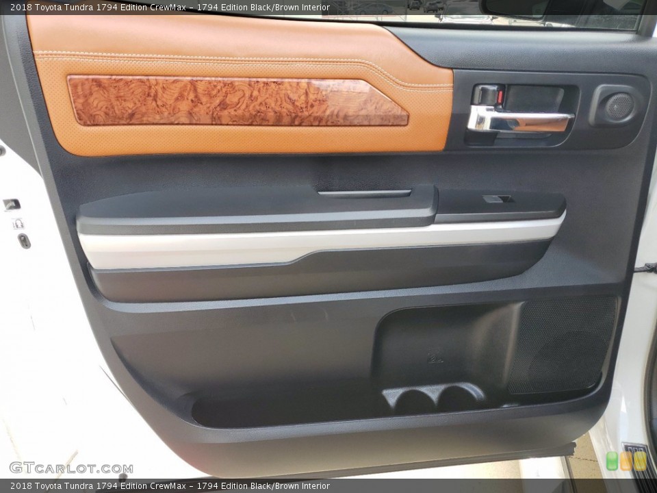 1794 Edition Black/Brown Interior Door Panel for the 2018 Toyota Tundra 1794 Edition CrewMax #141602577