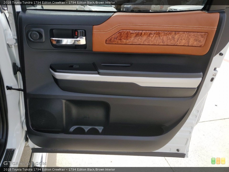 1794 Edition Black/Brown Interior Door Panel for the 2018 Toyota Tundra 1794 Edition CrewMax #141602610