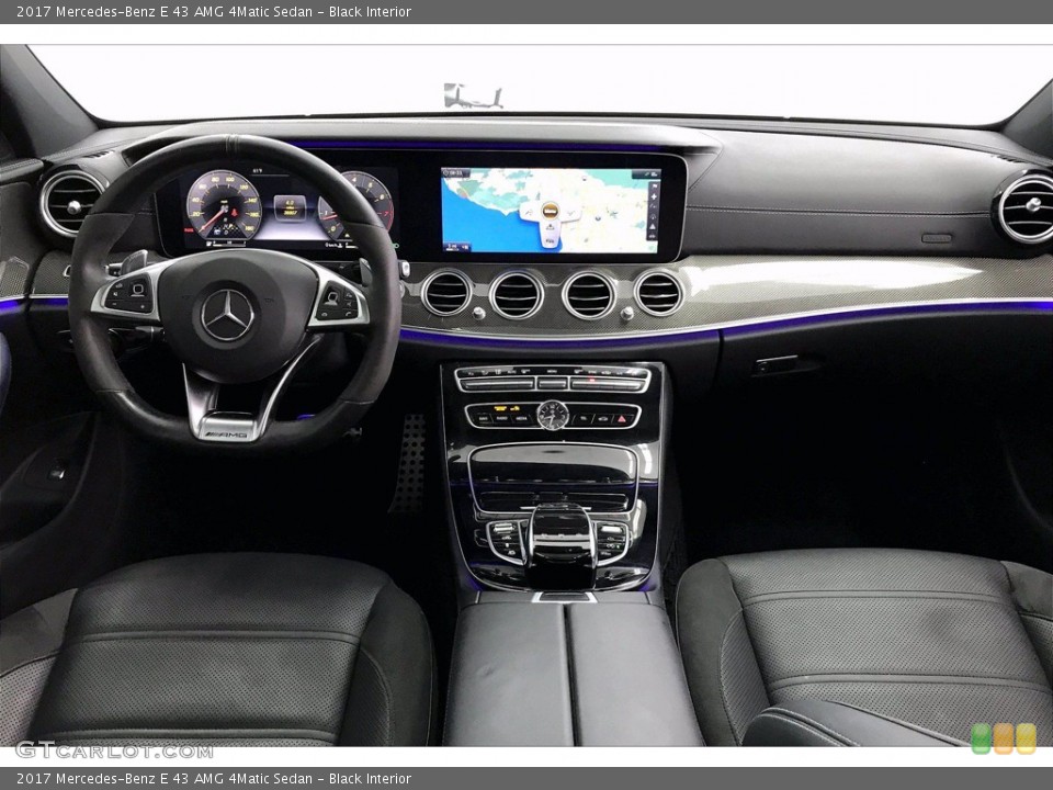 Black Interior Dashboard for the 2017 Mercedes-Benz E 43 AMG 4Matic Sedan #141606822