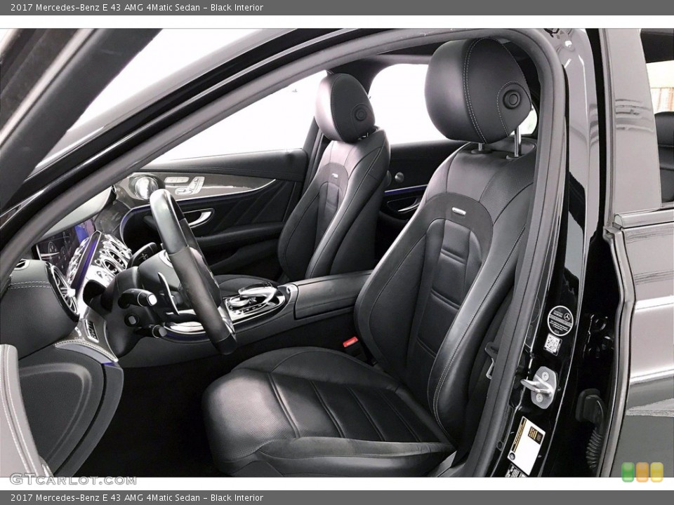 Black Interior Front Seat for the 2017 Mercedes-Benz E 43 AMG 4Matic Sedan #141606897