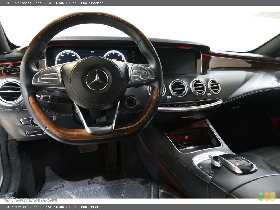 Black Interior Dashboard for the 2015 Mercedes-Benz S 550 4Matic Coupe #141612016