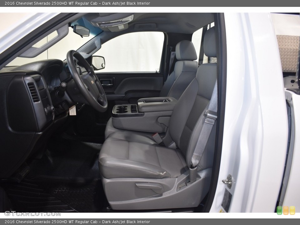 Dark Ash/Jet Black Interior Front Seat for the 2016 Chevrolet Silverado 2500HD WT Regular Cab #141613779