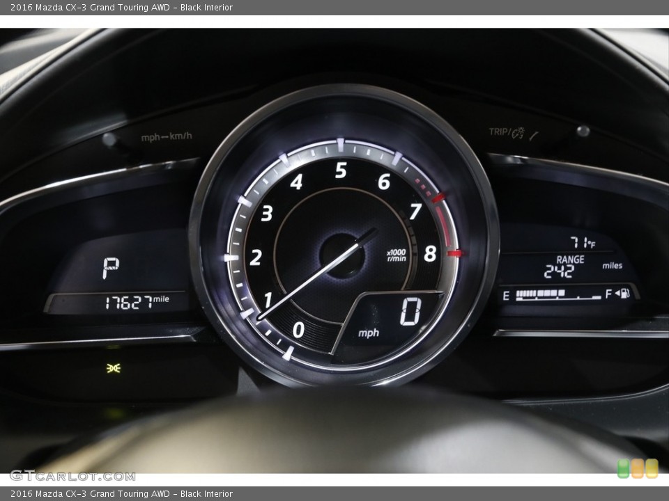 Black Interior Gauges for the 2016 Mazda CX-3 Grand Touring AWD #141614206