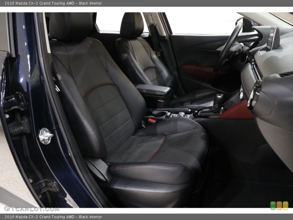 Black Interior Front Seat for the 2016 Mazda CX-3 Grand Touring AWD #141614353