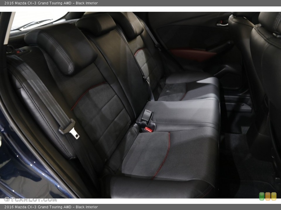 Black Interior Rear Seat for the 2016 Mazda CX-3 Grand Touring AWD #141614373