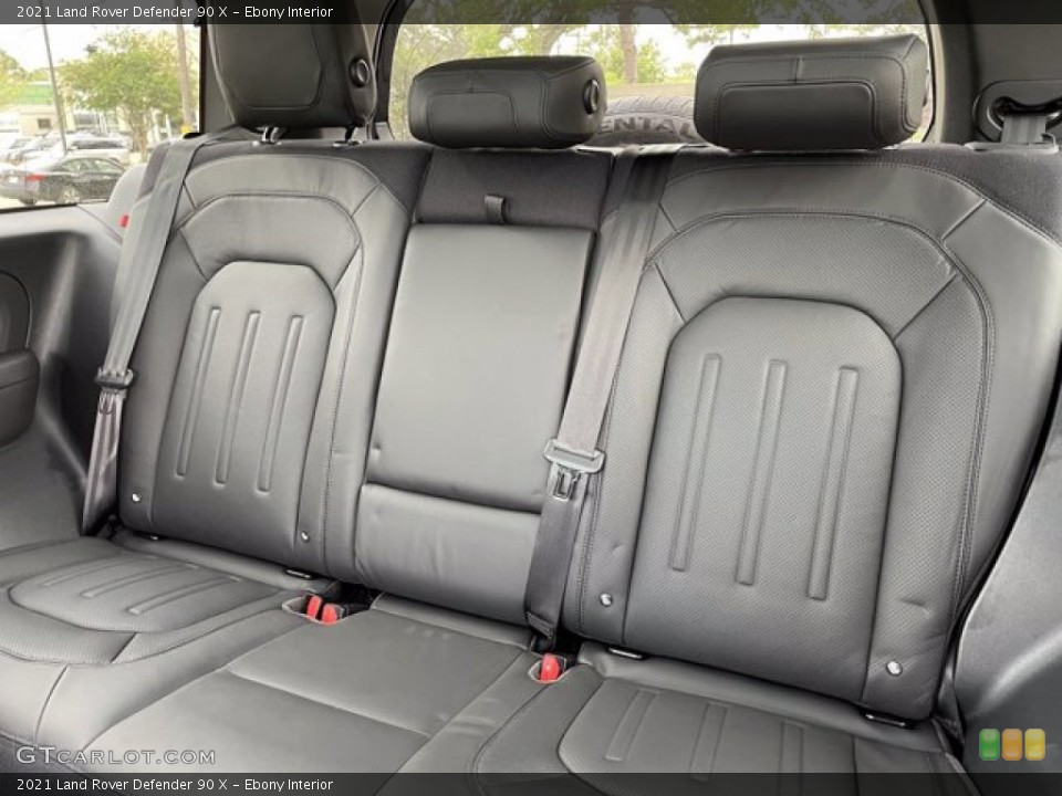 Ebony Interior Rear Seat for the 2021 Land Rover Defender 90 X #141615631