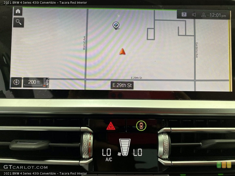 Tacora Red Interior Navigation for the 2021 BMW 4 Series 430i Convertible #141617974