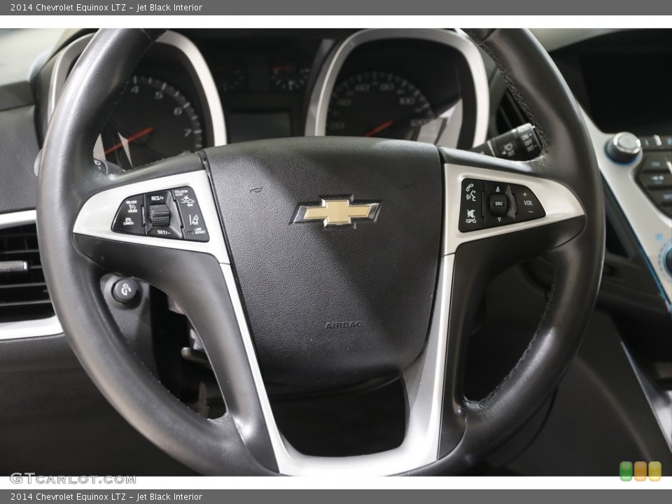 Jet Black Interior Steering Wheel for the 2014 Chevrolet Equinox LTZ #141618850