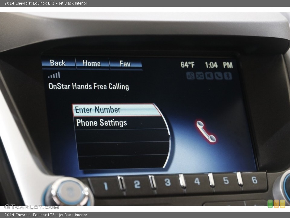 Jet Black Interior Controls for the 2014 Chevrolet Equinox LTZ #141618895