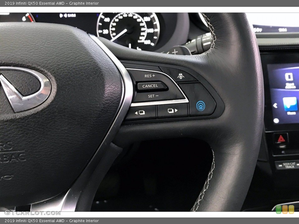 Graphite Interior Steering Wheel for the 2019 Infiniti QX50 Essential AWD #141619765