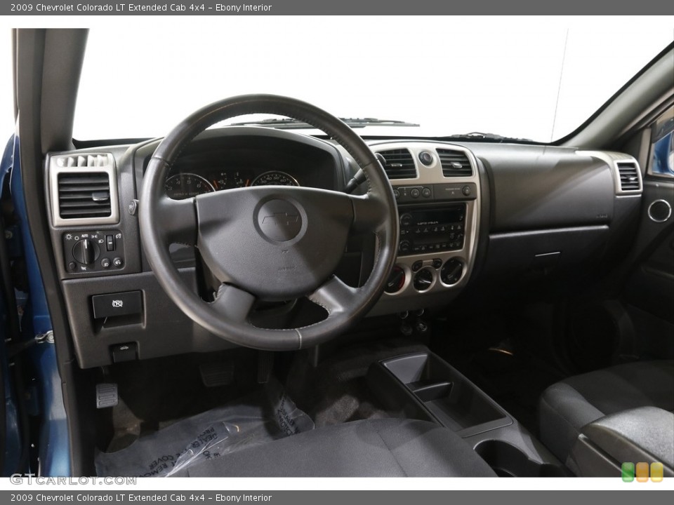 Ebony Interior Dashboard for the 2009 Chevrolet Colorado LT Extended Cab 4x4 #141620694