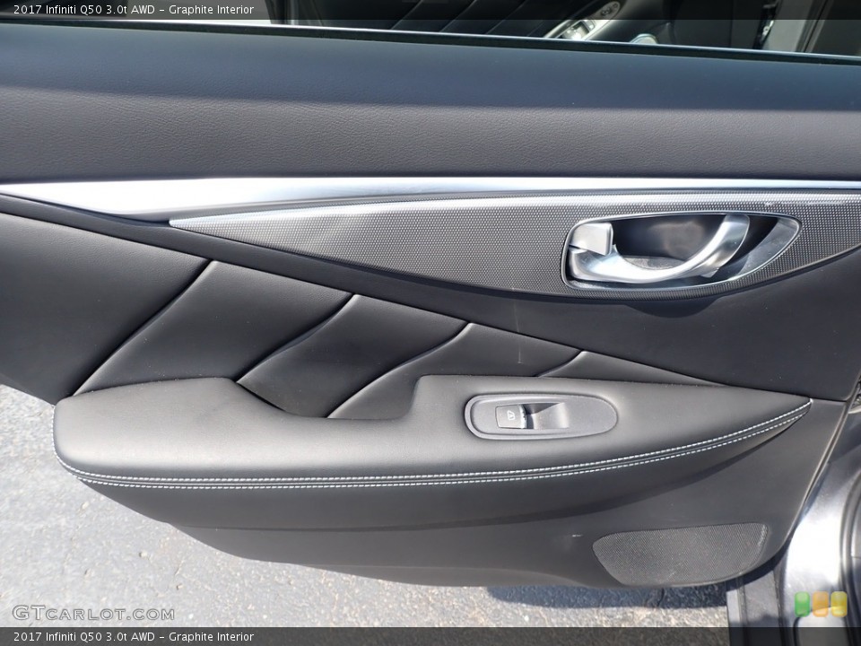 Graphite Interior Door Panel for the 2017 Infiniti Q50 3.0t AWD #141622887