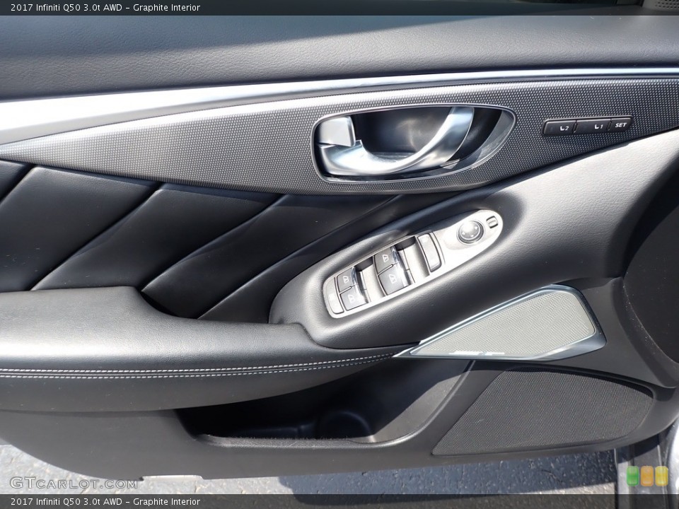 Graphite Interior Door Panel for the 2017 Infiniti Q50 3.0t AWD #141622914