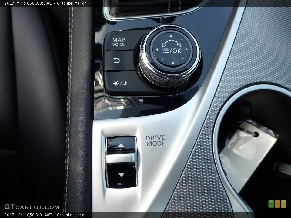 Graphite Interior Controls for the 2017 Infiniti Q50 3.0t AWD #141622935