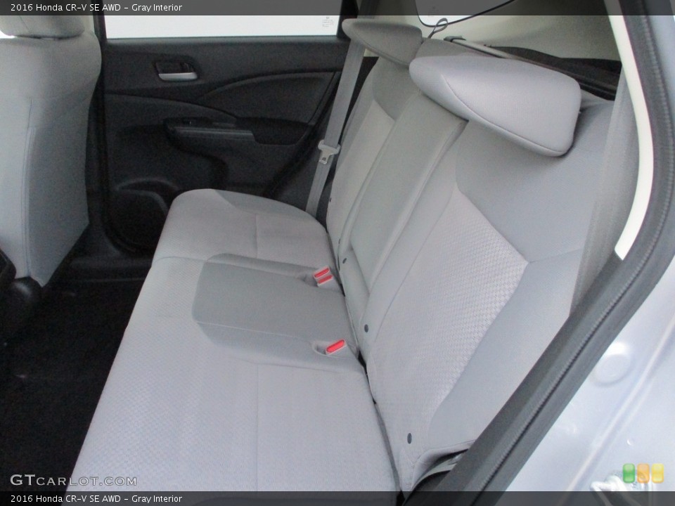 Gray Interior Rear Seat for the 2016 Honda CR-V SE AWD #141623430