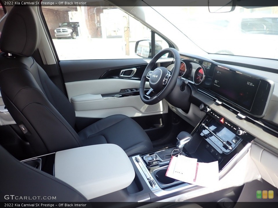 Off Black Interior Photo for the 2022 Kia Carnival SX Prestige #141623994