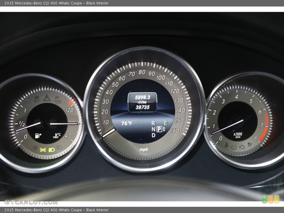 Black Interior Gauges for the 2015 Mercedes-Benz CLS 400 4Matic Coupe #141626370