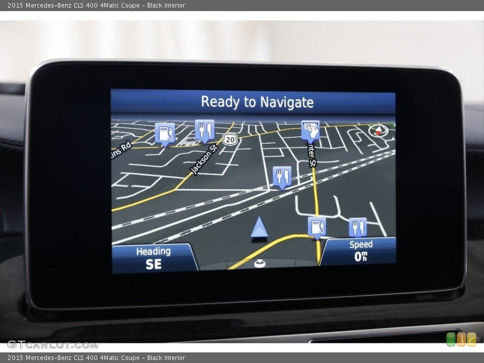 Black Interior Navigation for the 2015 Mercedes-Benz CLS 400 4Matic Coupe #141626412