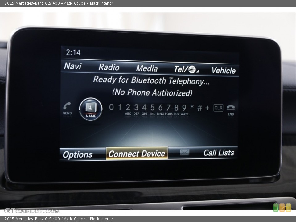 Black Interior Controls for the 2015 Mercedes-Benz CLS 400 4Matic Coupe #141626460