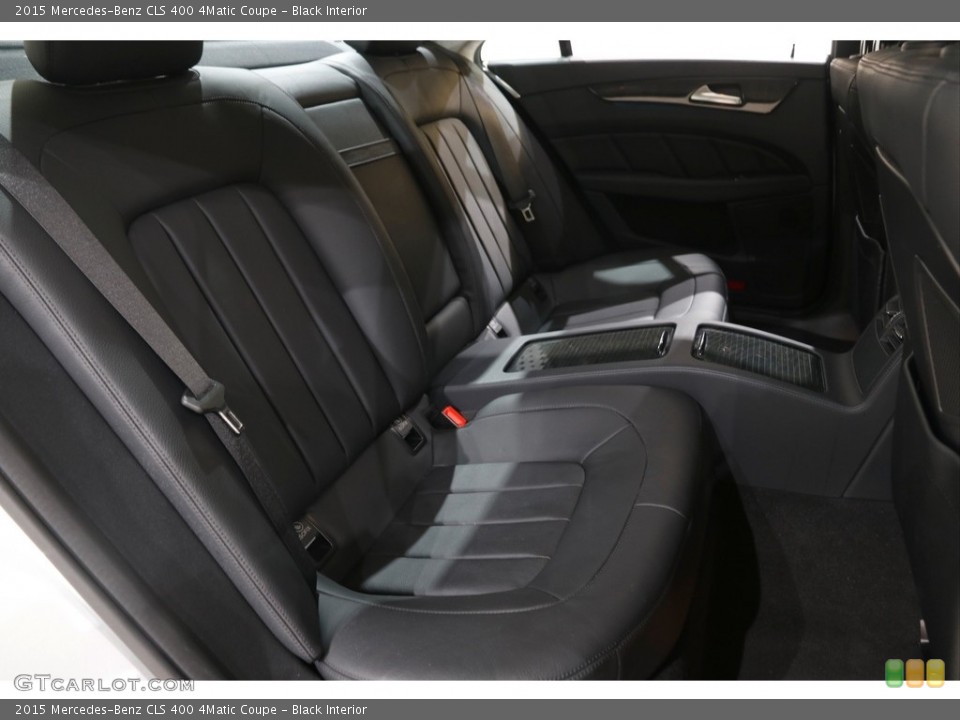 Black Interior Rear Seat for the 2015 Mercedes-Benz CLS 400 4Matic Coupe #141626562