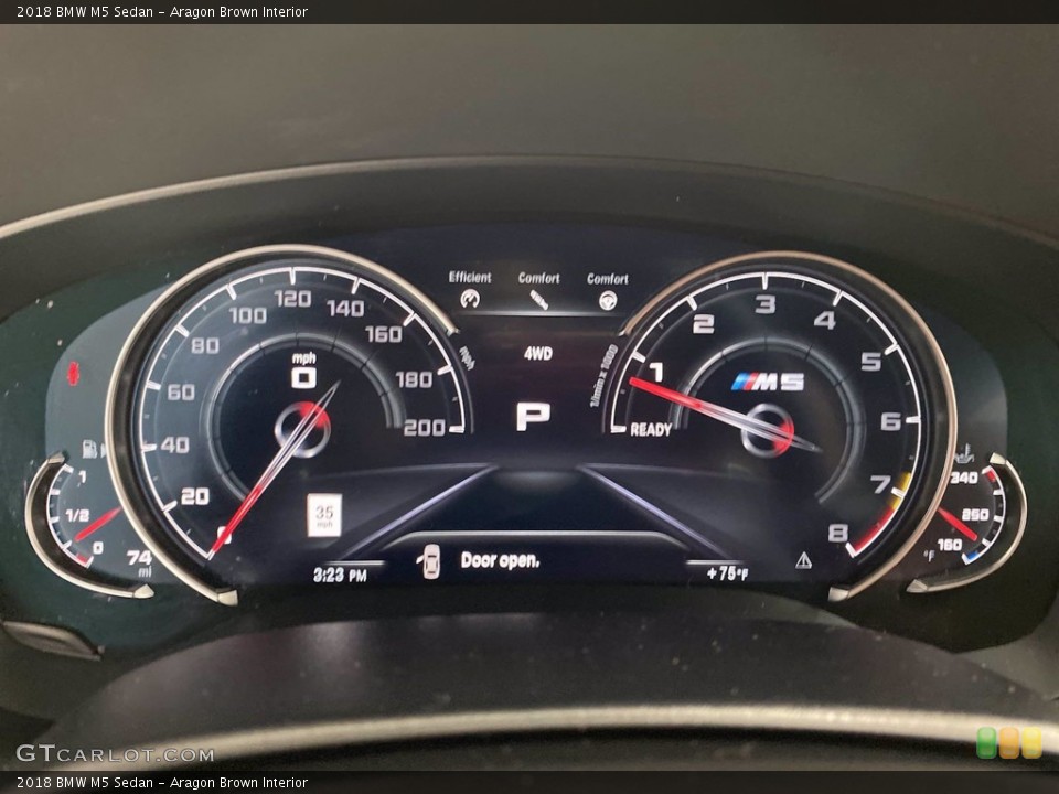 Aragon Brown Interior Gauges for the 2018 BMW M5 Sedan #141634389